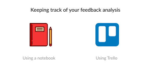 Keeping track of your feedback analysis