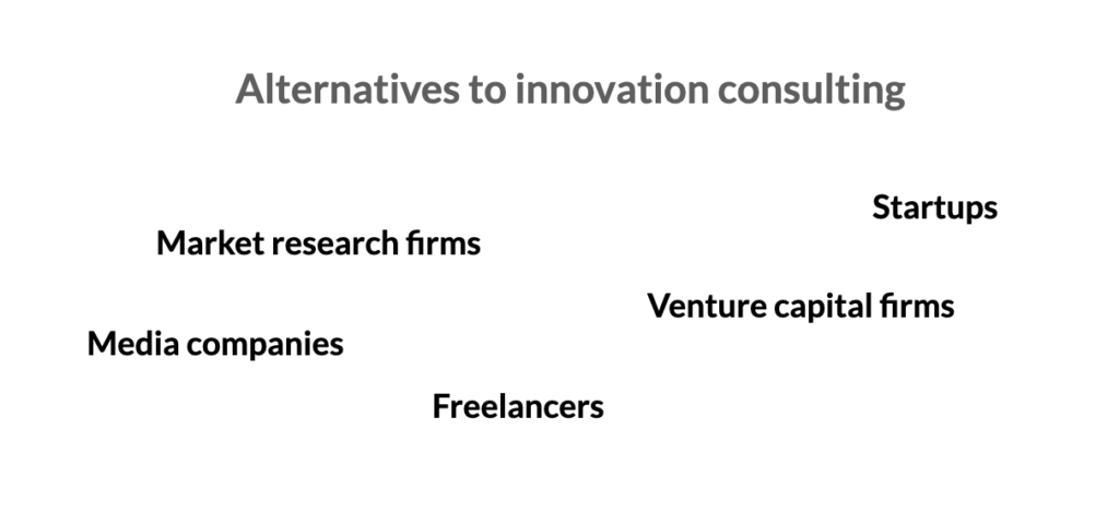 Alternatives to innovation consulting