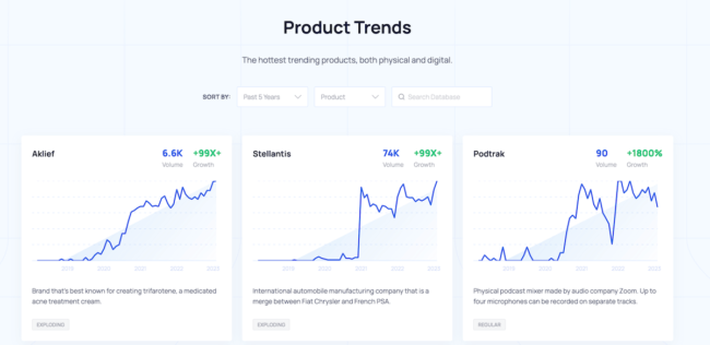 Emerging trends - Exploding Topics