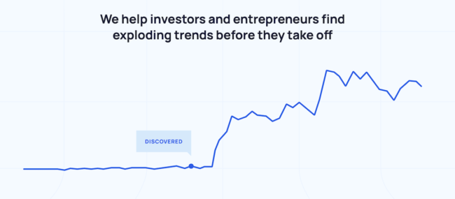 Trend discovery model - Exploding Topics