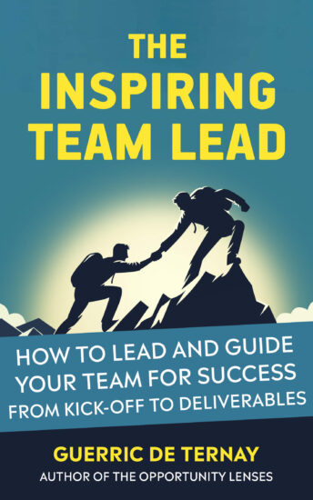 Book cover: The Inspiring Team Lead by Guerric de Ternay